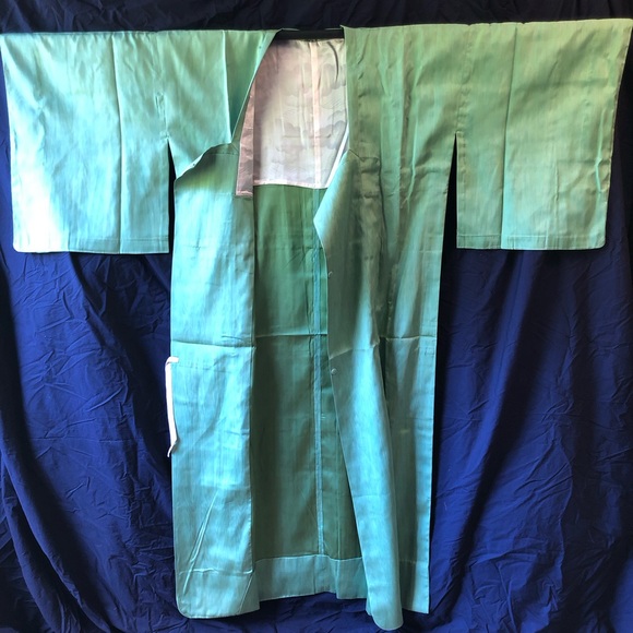 Long vintage michiyuki nylon rain coat - Picture 2 of 6